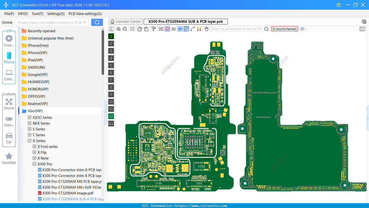 X300 Pro-ET3209AMA SUB A PCB Layer
